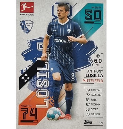 Topps Match Attax Bundesliga 2021/22 Nr 099 Anthony Losilla