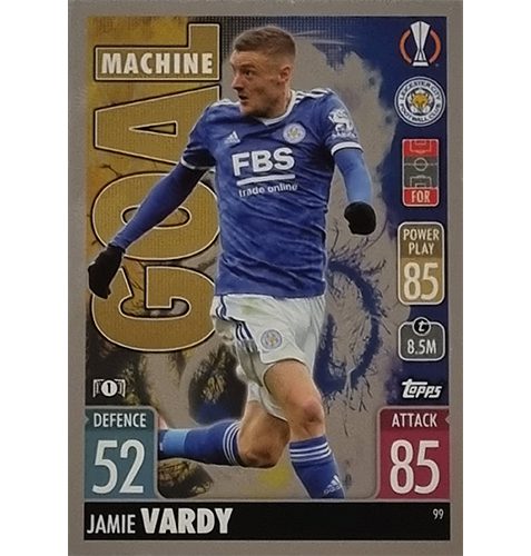 Topps Champions League 2021/2022 Nr 099 Jamie Vardy