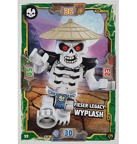 Lego Ninjago Serie 7 Trading Cards Geheimnisse der Tiefe - Nr 099 Fieser Legacy Wyplash