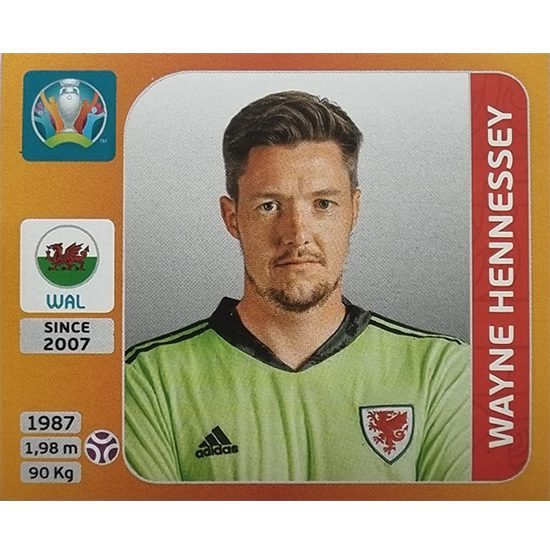 Panini EURO 2020 Sticker Nr 099 Wayne Hennessey