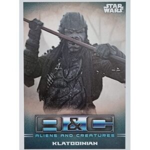 Topps The Mandalorian Trading Cards 2021 Nr AC 9 Klatooinian