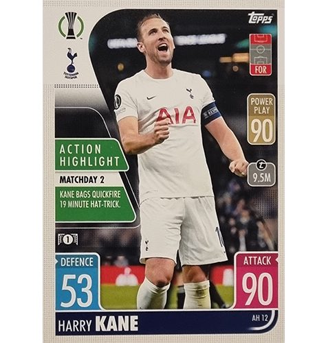 Topps Champions League Extra 2021/2022 AH 12 Harry Kane