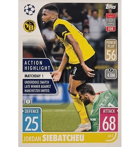 Topps Champions League Extra 2021/2022 AH 05 Jordan Siebatcheu