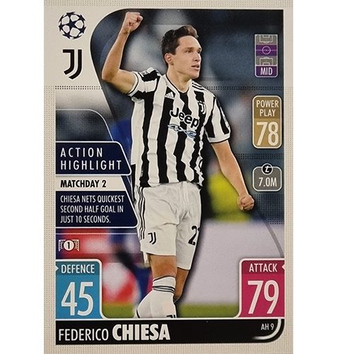 Topps Champions League Extra 2021/2022 AH 09 Federico Chiesa