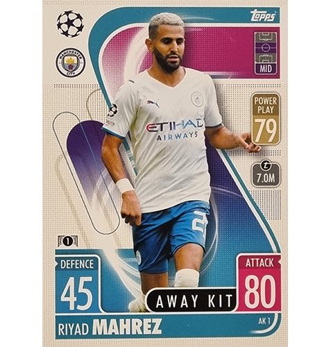 Topps Champions League Extra 2021/2022 AK 01 Riyad Mahrez