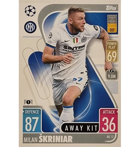 Topps Champions League Extra 2021/2022 AK 12 Milan Skriniar