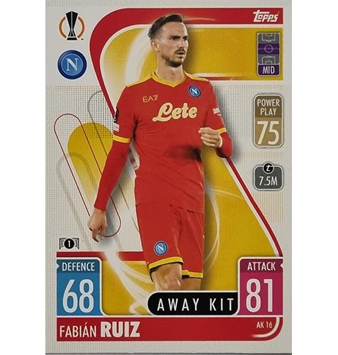 Topps Champions League Extra 2021/2022 AK 16 Fabian Ruiz