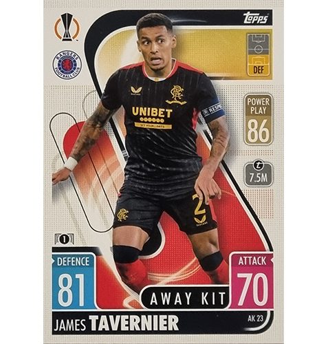 Topps Champions League Extra 2021/2022 AK 23 James Tavernier