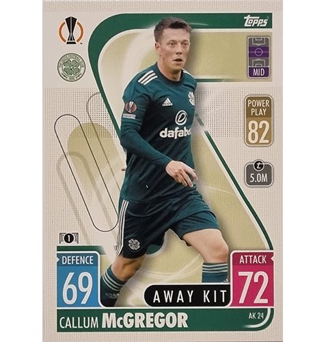 Topps Champions League Extra 2021/2022 AK 24 Callum McGregor