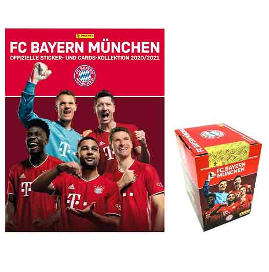 Panini BAYERN MÜNCHEN Sticker Leeralbum + Display