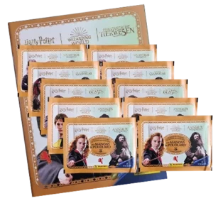 Panini Harry Potter Sticker Guide 2 Die Häuser von Hogwarts Sticker – 1x Sammelalbum + 10x Stickertüten (Deutsche Version)