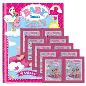 Baby Born Surprise Sticker - Sammelalbum + 10 Tüten