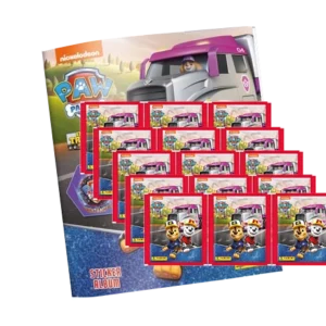Panini Paw Patrol Serie 9 Big Truck Sticker – 1x Stickeralbum + 15x Stickertüten