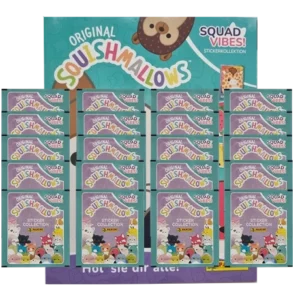 Panini Squishmallows Sticker - 1x Stickeralbum + 20x Stickertüten