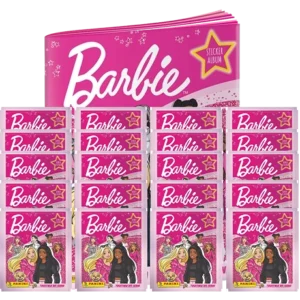 Panini Barbie Together we shine Sticker Serie - 1x Stickeralbum + 20x Stickertüten