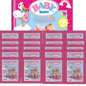 Baby Born Surprise Sticker - Sammelalbum + 20 Tüten