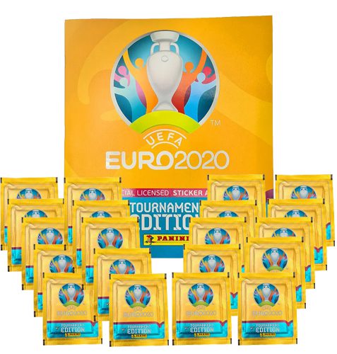 Panini EURO 2020 Sticker Tournament - Album + 20x Tüten