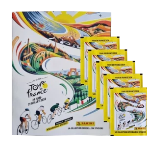 Panini Tour de France 2024 Sticker - 1x Sammelalbum + 5x Stickertüten