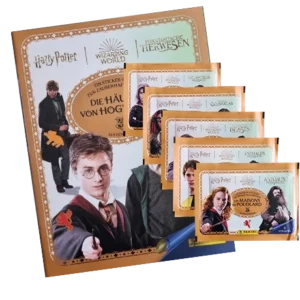Panini Harry Potter Sticker Guide 2 Die Häuser von Hogwarts Sticker – 1x Sammelalbum + 5x Stickertüten (Deutsche Version)