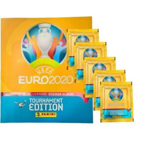 Panini EURO 2020 Sticker Tournament Edition - Album + 5 Stickertüten