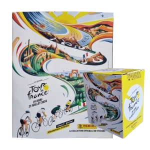 Panini Tour de France 2024 Sticker - 1x Sammelalbum + 1x Display je 36x Stickertüten