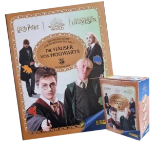 Panini Harry Potter Sticker Guide 2 Die Häuser von Hogwarts Sticker – 1x Sammelalbum + 1x DISPLAY je 24x Stickertüten (Deutsche Version)