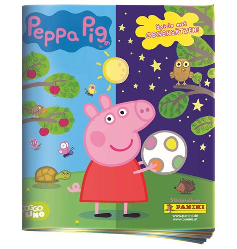 Panini Peppa Pig Spiele mit Gegensätzen Sticker - 1x Album