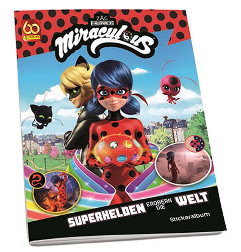 Panini Miraculous Ladybug Heroez in the World Sticker Album