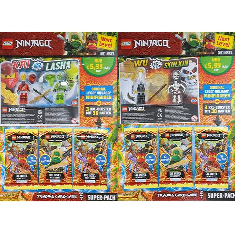 Lego Ninjago Serie 6 NEXT LEVEL Trading Cards 2x SUPERPACK