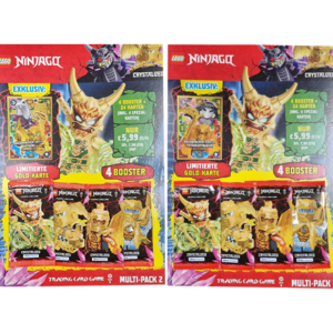 LEGO Ninjago TCG Serie 8 CRYSTALIZED - beide Multipack 2 inkl. LE27 und LE28