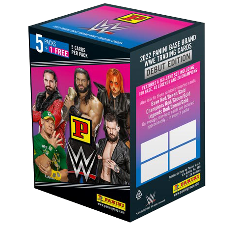 Panini WWE Debut Edition 2022 Trading Cards - 1x Blaster Box