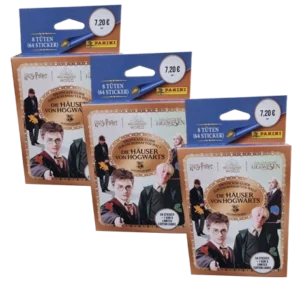 Panini Harry Potter Sticker Guide 2 Die Häuser von Hogwarts Sticker – 3x Eco Blister je 8 Tüten + 1 Limited Edition Card (Deutsche Version)