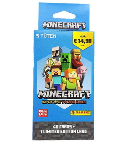 Panini Minecraft Adventure Trading Card Mega - 1x Blister