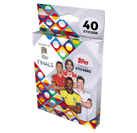 Topps UEFA Nations League 2022/23 Sticker -1x Eco Blister