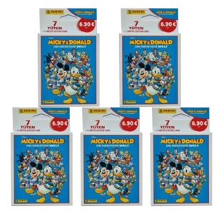 Panini Micky und Donald Sticker Serie Eine Fantastische Welt - 5x Eco Blister