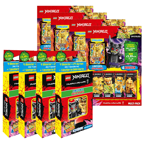 LEGO Ninjago TCG Serie 8 CRYSTALIZED - 1x Multipack/Blister Set