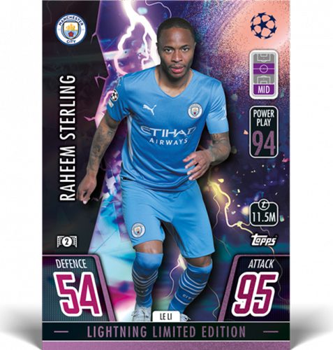 Topps Champions League 2021/2022 LE LI Raheem Sterling