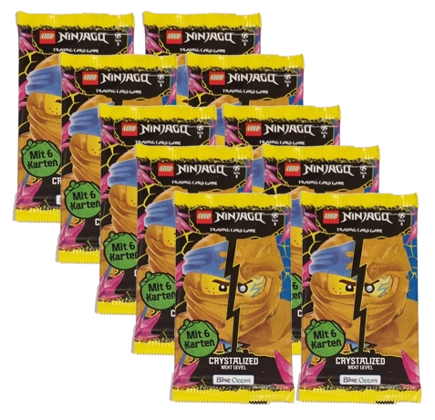 LEGO Ninjago TCG Serie 8 Next Level CRYSTALIZED - 10x Booster