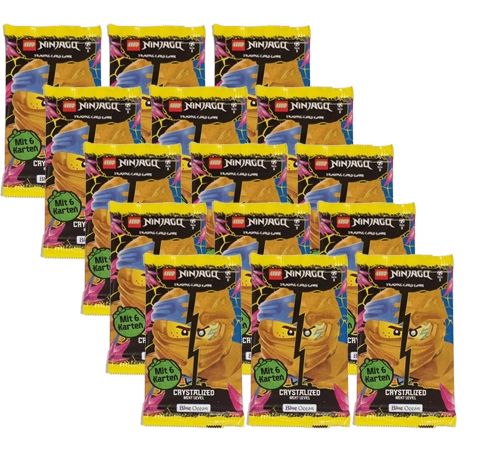 LEGO Ninjago TCG Serie 8 Next Level CRYSTALIZED - 15x Booster