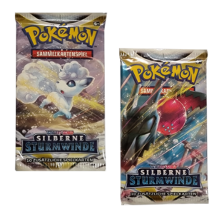 Pokémon SWSH12 Silberne Sturmwinde - 2x Booster