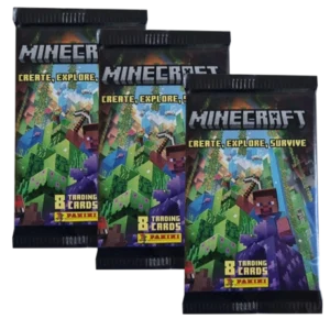 Panini Minecraft Serie 3 Trading Cards Create Explore Survive - 3x Booster Packs