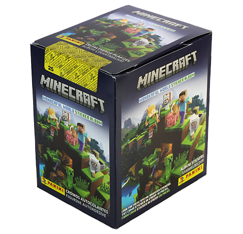 Panini Minecraft Wonderful World Sticker - 1x Display je 36x Stickertüten