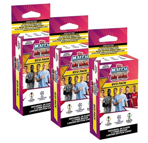 Topps Champions League Match Attax 2023-2024 - 3x Eco Pack