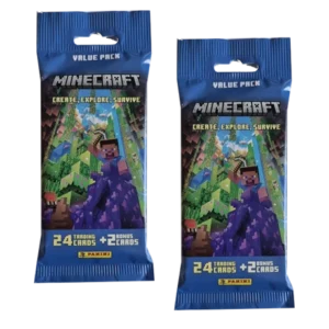 Panini Minecraft Serie 3 Trading Cards Create Explore Survive - 2x Fat Pack Booster