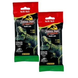 Panini Jurassic Park 30th Anniversary TC Trading Cards - 2x Fat Pack Booster