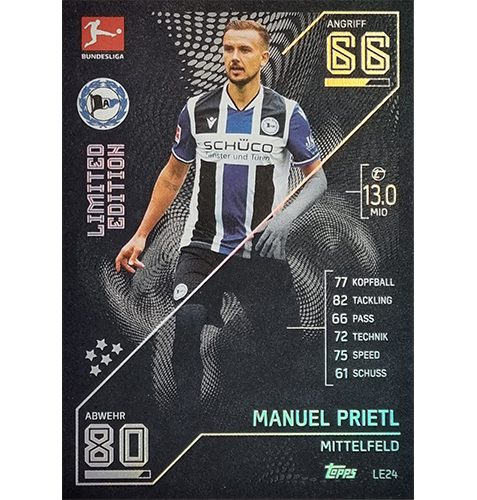 Topps Match Attax Extra 2021/22 Bundesliga -LE 24 Manuel Prietl