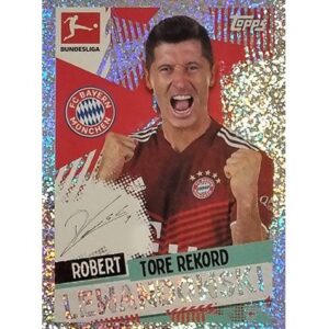 Topps Bundesliga Sticker Saison 2021/2022 Nr 009 Robert Lewandowski Limitierter Sticker