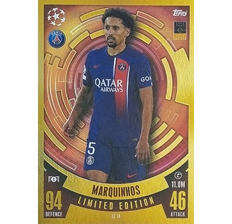 Topps Champions League Match Attax 2023-2024 - 1x LE 14 Marquinhos