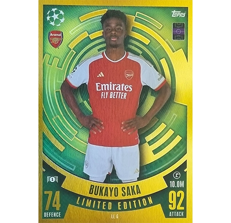 Topps Champions League Match Attax 2023-2024 - 1x LE 6 Bukayo Saka