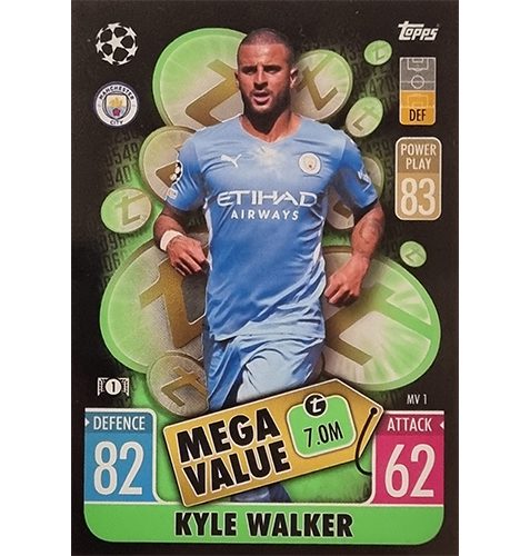 Topps Champions League Extra 2021/2022 MV 01 Kyle Walker